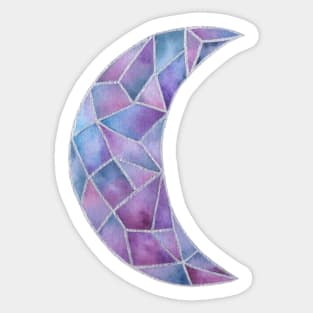 Crystal moon Sticker